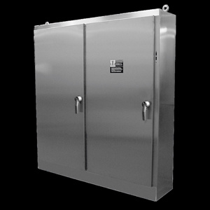 nVent HOFFMAN Free-standing / Flush Mount Continuous Hinge Cover Heavy Duty Weatherproof Enclosures Stainless Steel 72 x 40 x 18 in 12 ga NEMA 4X