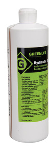 Emerson Greenlee Hydraulic Oils 1 qt Plastic Bottle