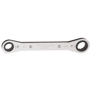 Klein Tools 6820 Series Ratcheting Box Wrenches 5/8, 3/4 in 8.25 in