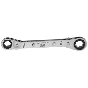 Klein Tools 682 Fully Reversible Ratcheting Offset Box Wrenches 3/8 x 7/16 in 5.50 in