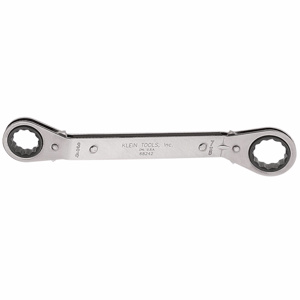 Klein Tools 682 Fully Reversible Ratcheting Offset Box Wrenches 3/4, 7/8 in 9.125 in