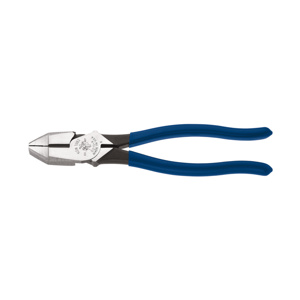 Klein Tools High Leverage Side-cutting Pliers 1-3/8 in Knurled 9.375 in