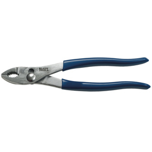Klein Tools Slip-joint Pliers 2 in Serrated Jaw 8.0625 in