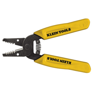 Klein Tools Cable Cutter & Strippers 18 - 10 AWG Solid Yellow Straight