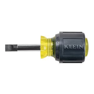 Klein Tools 600 Series Cushion-grip Cabinet-tip Screwdrivers 5/16 in Round Cabinet Steel