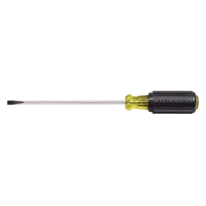 Klein Tools Cabinet Slotted Tip Screwdrivers 3/16 in 4.00 in Round