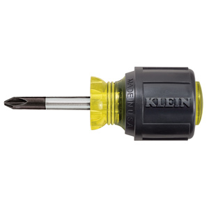 Klein Tools Phillips Tip Stubby Screwdrivers #2 1.50 in Round