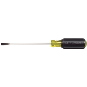 Klein Tools Cabinet Slotted Tip Screwdrivers 1/4 in 10.00 in Round