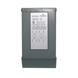Appleton Emerson Encapsulated Single Phase Dry-type Transformers 120/208/240/277 VAC - 120/240 VAC 1 kVA N3R Enclosure No Taps