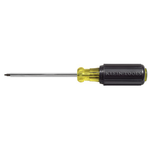 Klein Tools 661 Cushion-grip Square-Recess Tip Screwdrivers #1 Round Square Steel