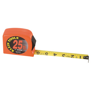 Klein Tools High Visibility Power Return Steel Rule Tape Measures 25 ft