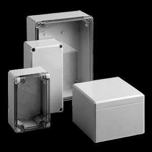 nVent HOFFMAN Wall Mount Hinged Cover Weatherproof Enclosures Polycarbonate 3 x 3 x 2 in NEMA 4X