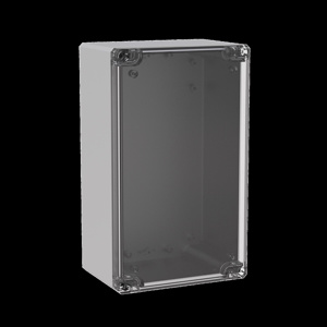 nVent HOFFMAN Wall Mount Hinged Cover With Window Weatherproof Enclosures Polycarbonate 8 x 5 x 3 in NEMA 4X