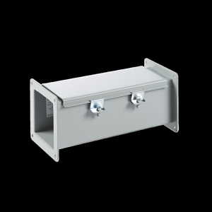 nVent HOFFMAN NEMA 12 Hinge Cover Feed-through Steel Wireways 2.50 x 2.50 x 24 in Without Knockouts