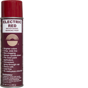 Rainbow Technology 4600 Series Water-based Marking Paints Electric Red (Non-fluorescent) 20 oz Aerosol Can