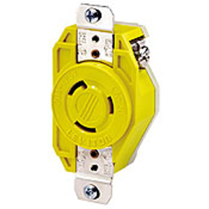 Leviton V-0-Max™ Series Locking Receptacles 20 A 480 V 3P4W L16-20R