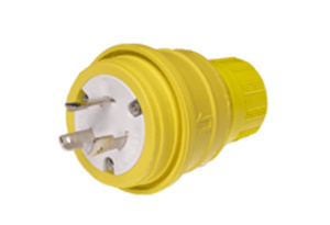 Molex Woodhead Watertite® Series Locking Plugs L5-20P 2P3W Yellow