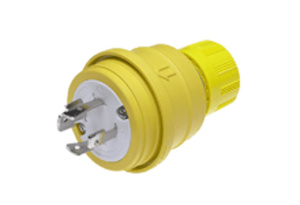 Molex Woodhead Watertite® Series Locking Plugs L16-20P 3P4W Yellow