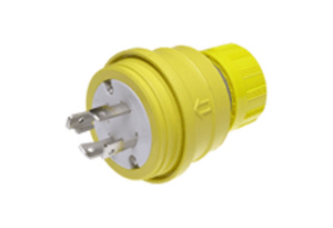 Molex Woodhead Watertite® Series Locking Plugs L16-30P 3P4W Yellow