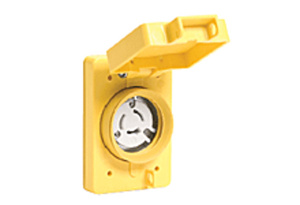 Molex Watertite® 130147 Series Locking Receptacles 20 A 125 V 2P3W L5-20R