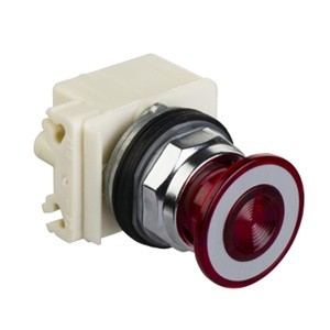 Square D Harmony™ 9001KR Multi-function Push Button Operators 30 mm Illuminated 2 Position Metallic [None] Red