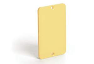 Molex Super-Safeway™ 130138 Series Corrosion-resistant Faceplates Blank Nylon Yellow