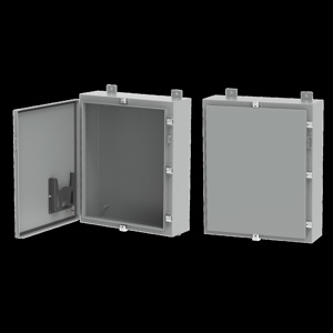 nVent HOFFMAN Wall Mount Continuous Hinge Cover Weatherproof Enclosures Steel 24 x 16 x 6 in 16 ga NEMA 4