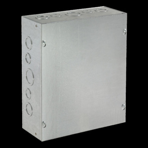 nVent HOFFMAN Wall Mount Screw Cover Junction Boxes 4 x 4 x 4 in With Knockouts Gray NEMA 1