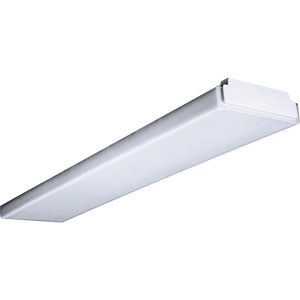 Columbia Lighting WC Series Low Profile Wraparound T8 Fluorescent 8 ft 2 Lamp 10 in