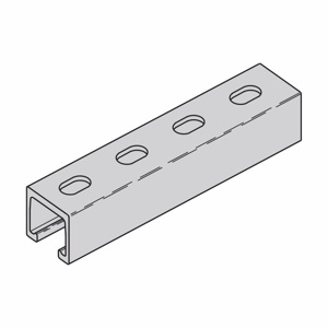 Eaton B-Line BFV22 Slotted Strut Channels 1-5/8" x 1-5/8" Single, Slotted