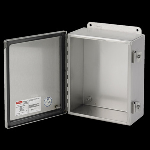 nVent HOFFMAN A51S 304SS Hinged Clamping Lift-off Cover N4X Junction Boxes Stainless Steel 304