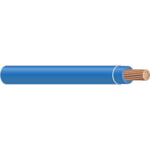 Generic Brand Stranded Copper <em class="search-results-highlight">XHHW</em> Jacketed Wire 8 AWG Blue 500 ft Reel