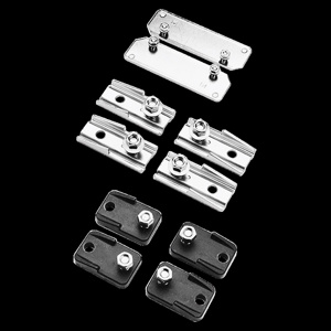 nVent HOFFMAN A80 Fixed Bracket Mounting Kits Stainless Steel 304 #3/8-16 Fastener Thread Size