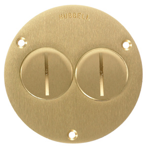 Hubbell Wiring S3 Series Cover Plates Metallic
