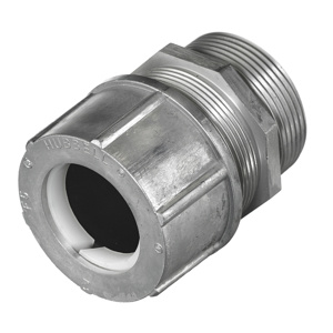 Hubbell Wiring SHC Series Liquidtight Strain Relief Cord Connectors 1-1/4 in Aluminum 0.880 - 1.000 in