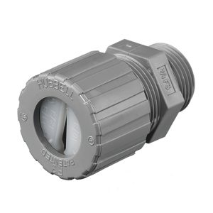 Hubbell Wiring UF-CR Series UF / SE Entrance Connectors 3/4 in Nylon 0.200 - 0.780 in