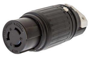 Hubbell Wiring Straight Locking Connectors 50 A 250 VDC/600 VAC 2P3W Non-NEMA Insulated Twist-Lock® Insulgrip® Dry Location