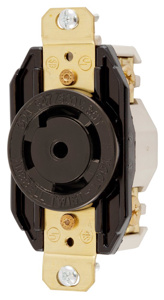 Hubbell Wiring Locking Single Receptacles 30 A 347/600 V 4P5W L23-30R Twist-Lock®