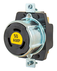 Hubbell Wiring Locking Single Receptacles 50 A 250/600 V 3P4W Non-NEMA Twist-Lock®