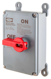 Hubbell Wiring Circuit-Lock® Enclosed Disconnect Switches NEMA 4X 3 Pole