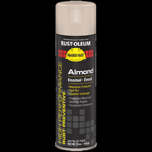 Rust-Oleum V2100 System Enamel Spray Paints Almond 15 oz Aerosol
