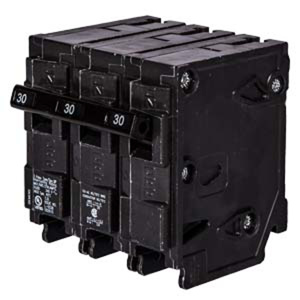 Siemens Q Plug-in Circuit <em class="search-results-highlight">Breakers</em> 15 A 240 VAC 10 kAIC 3 Pole