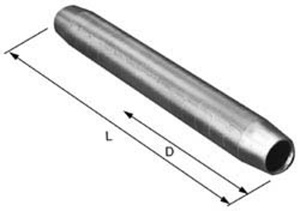 Hubbell Power Versa-Crimp® VCJ Series Partial Tension Overhead Line Splices 715.5 kcmil ACSR (Str), 795 kcmil ACSR (Str), 900 kcmil ACSR (Str), 900 kcmil AAC (Str), 954 kcmil AAC (Str), 853.7 ACAR (Str) Aluminum