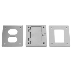 Hubbell Wiring PFB Series Cover Plates Includes Duplex and GFCI Plates Nonmetallic 2.97 in