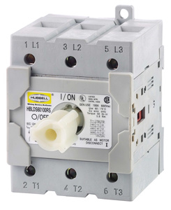 Hubbell Wiring Mechanical Interlock Motor Disconnect Replacement Switches
