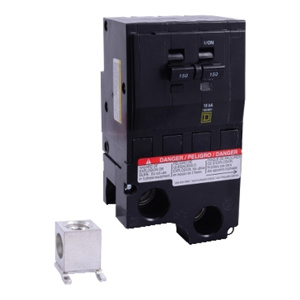 Square D QO™ Molded Case Plug-in Circuit Breakers 150 A 120/240 VAC 10 kAIC 2 Pole 1 Phase