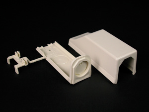 Wiremold 800 Raceway Entrance End Fittings Ivory PVC