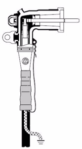 3M 200 Amp Industrial Loadbreak Elbows 200 A 15 kV 2 AWG 1 AWG