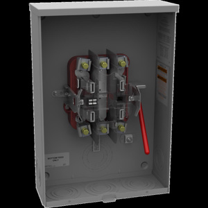 Milbank Lever Bypass Ringless Meter Sockets 200 A 600 VAC OH/UG 5 Jaw 1 Position 1 Phase Bonded Ground <em class="search-results-highlight">Strap</em> Plain Top