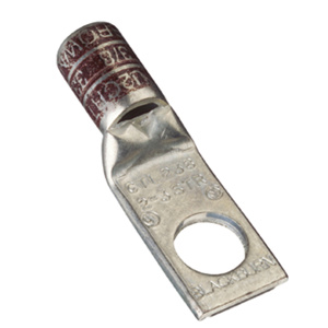 ABB Blackburn CTL Series Short Barrel Compression Lugs 1/4 in 1 Hole Brown 2 Cu Str, 3 Weld